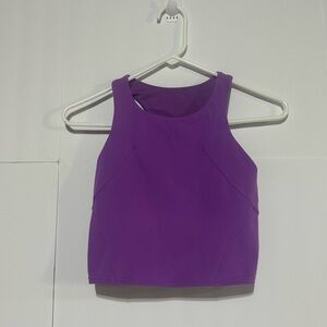 Lululemon Invigorate Training cropped tank with built in bra